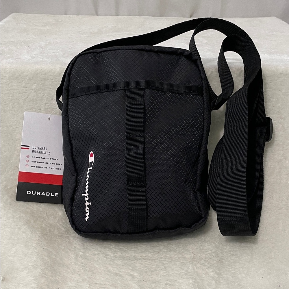 NEW Champion Black Messenger Bag